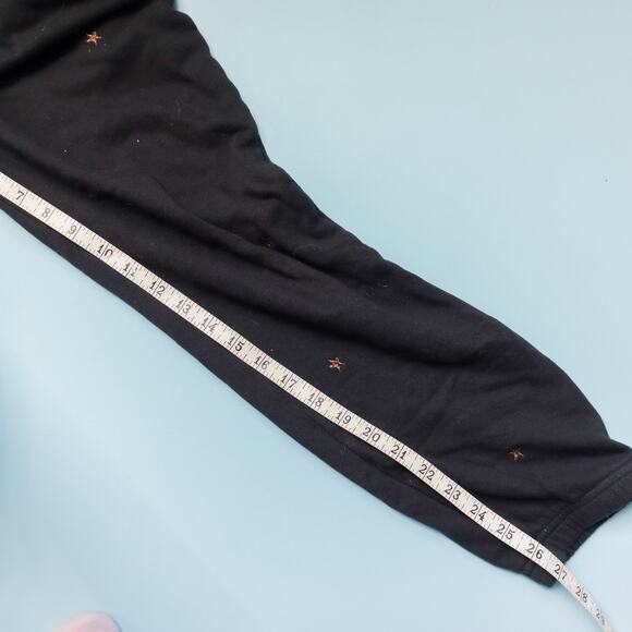 Rails Kingston Black Star Embroidered Matching Lounge Sweat Set Size Medium - Picture 8 of 14